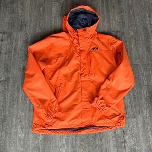 Helly Hansen Mens 2Xl Wind Breaker Jacket Orange